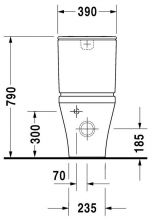 Напольный унитаз Duravit DuraStyle (2155090000)