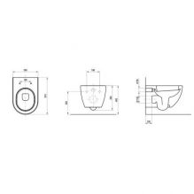 Подвесной унитаз Ravak Chrome (X01516)