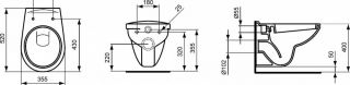 Подвесной унитаз Ideal Standard Eurovit (W740601)
