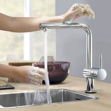 Смеситель для кухонной мойки Grohe Minta хром (32168DC0)