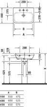 Подвесная раковина Duravit DuraStyle (2319550000)
