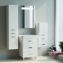 Пенал MIXLINE СТИВ-34 белый подвесной универсальный (536805)