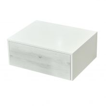 Комод Aquaton Сакура 60 ольха наварра, белый глянец (1A220403SKW80)