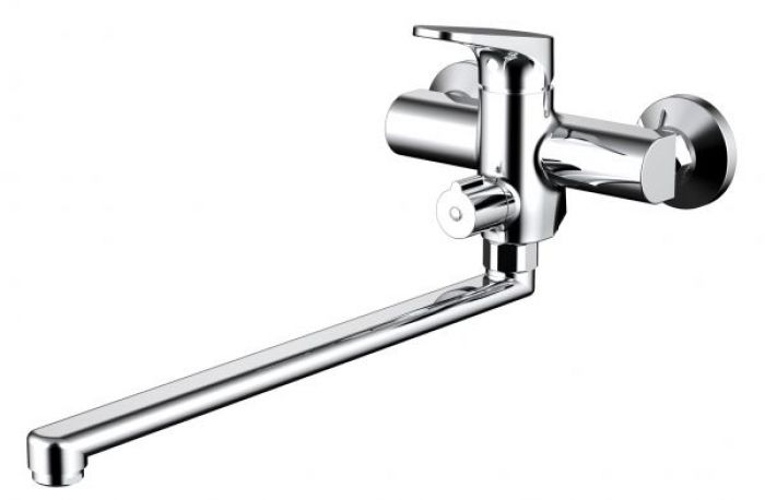Смеситель для ванны c длинным изливом Bravat Eler (F6191238CP-01L-RUS)