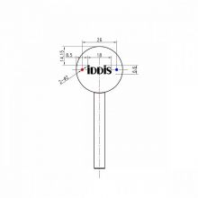 Встраиваемый смеситель IDDIS  с гигиеническим душем матовый черный (003BLR0i08)