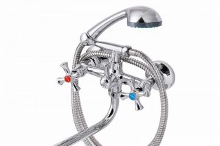 Смеситель для ванны с душем ПСМ-ПРОФСАН PSM-157-75 ЕВРО тип См-ВУДРНШлА