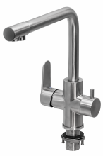Смеситель для кухни ПСМ-ПРОФСАН PSM-300-22 STEEL с подключением фильтра тип См-МОЦБА