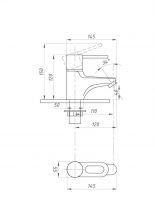Смеситель для раковины ПСМ-ПРОФСАН PSM-740-008 ПЛЮС тип См-УмОЦБА