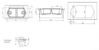 Мойка KitKraken Gulf Graphite