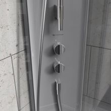 Душевая кабина IDO Showerama 10-5 Comfort 90x90 профиль серебристый, стекло прозрачное 131.401.202.302