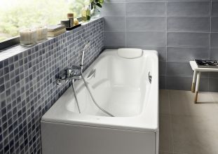 Ванна Roca Ming 170x85 с отверстиями для ручек, anti-slip A2302G000R