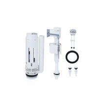 Унитаз напольный безободковый с бачком AQUATEK АМАДЕО 635*385*820, тонкое сиденье с механизмом плавного закрывания, крепеж AQ2914-00