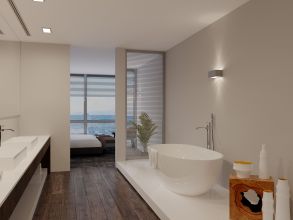 Акриловая ванна Artemis Leonia 160x78 белая глянцевая