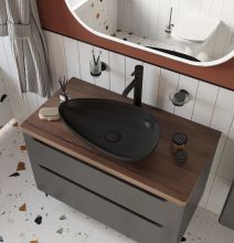 Раковина BOCCHI Etna 1114-004-0125 черная матовая