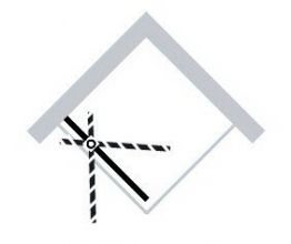 140705.069.322 X1 Распашная дверь 1000 х 1900 мм, глянцевый хром, безосколочное стекло прозрачное,Anti-Plaque