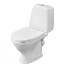 1P2012S0000BF Унитаз-компакт Соната белый, сидение полипропилен (арт.188012S0020B0), кос вып