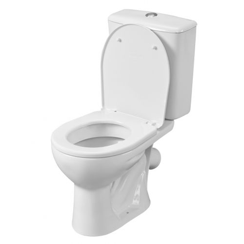 1P4008S0000BF Унитаз-компакт Орион белый, сидение полипропилен (арт. 188008S0020B0), кос вып