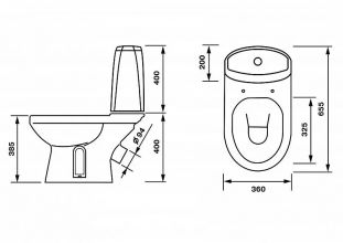 41301130315 Унитаз-компакт 