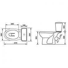 43360130202 Унитаз-компакт 