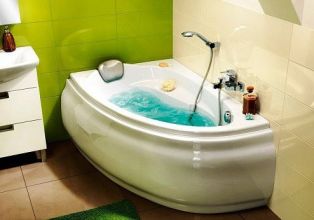 Акриловая ванна Cersanit Joanna 150x95 см (WA-JOANNA*150-R)